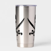 Jolly Roger Pirat individuell Thermobecher (Links)