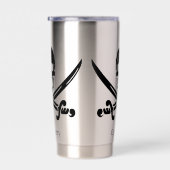 Jolly Roger Pirate Custom Thermobecher (Rechts)