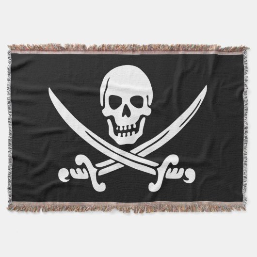Jolly Roger Pirate Flag Decke (Vorderseite)