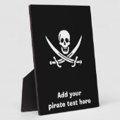 Jolly roger pirate flag fotoplatte (Seite)