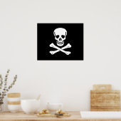 Jolly Roger Pirate Flag Poster (Küche)