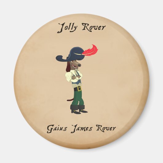 Jolly Rover - Gaius Sarcastic Magnet (Vorne)