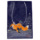 Jolly Running Fox Geschenktasche Mittlere Geschenktüte (Vorderseite)