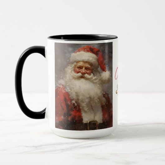 Jolly Saint Nicholas Weihnachtskaffee Tasse (Links)