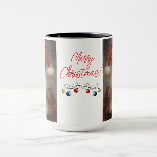 Jolly Saint Nicholas Weihnachtskaffee Tasse (Zentrum)