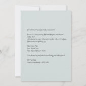 Jolly Santa and Reindeer Laugh Feiertagskarte (Rückseite)