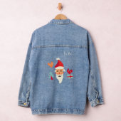 Jolly Santa Christmas Design Jeansjacke (Hangar)