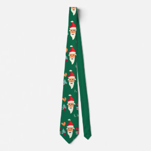 Jolly Santa Christmas Design Krawatte