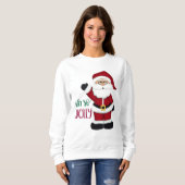 Jolly Santa Christmas Design Sweatshirt (Vorne ganz)