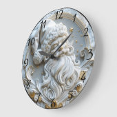 Jolly Santa Christmas Magic Große Wanduhr (Winkel)