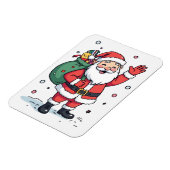 Jolly Santa Christmas Puzzle - Feierlicher Feierta Magnet (Linke Seite)