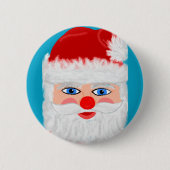 Jolly Santa Claus Button (Vorderseite)