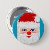 Jolly Santa Claus Button (Vorne & Hinten)