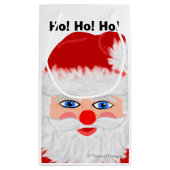 Jolly Santa Claus Christmas Kleine Geschenktüte (Rückseite)