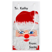 Jolly Santa Claus Christmas Kleine Geschenktüte (Vorderseite)