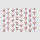 Jolly Santa Claus Christmas Seidenpapier (Vorderseite)