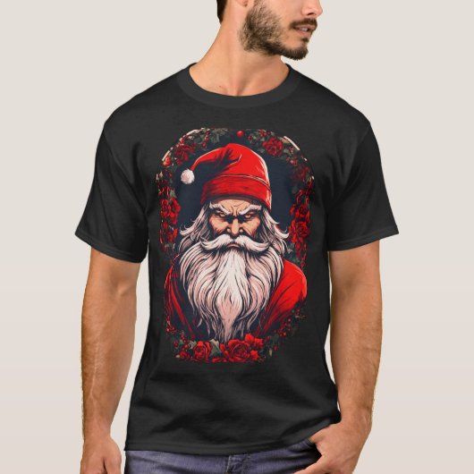"Jolly Santa Claus Christmas T - Shirt" T-Shirt (Vorderseite)