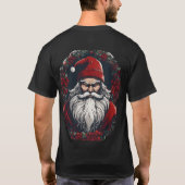 "Jolly Santa Claus Christmas T - Shirt" T-Shirt (Rückseite)