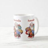 Jolly Santa Claus Classic Christmas Kaffeetasse (VorderseiteRechts)