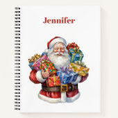 Jolly Santa Claus Classic Christmas Notizblock (Vorderseite)