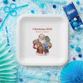 Jolly Santa Claus Classic Christmas Pappteller (Party)