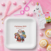 Jolly Santa Claus Classic Christmas Pappteller (Party)