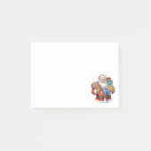 Jolly Santa Claus Classic Christmas Post-it Klebezettel (Vorderseite)