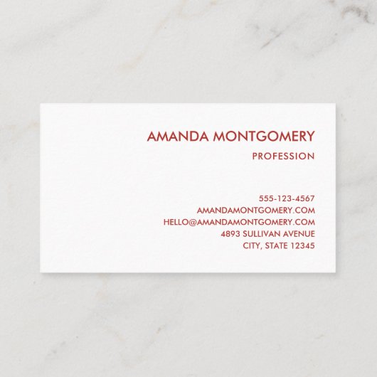 Jolly Santa Claus Classic Christmas Visitenkarte (Rückseite)