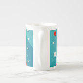 jolly Santa Claus face Porzellantasse (Rückseite)