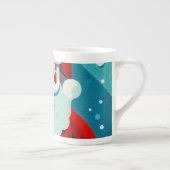 jolly Santa Claus face Porzellantasse (Rechts)
