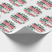 Jolly Santa Claus feiert Feststimmung für alle Geschenkpapier (Ecke)