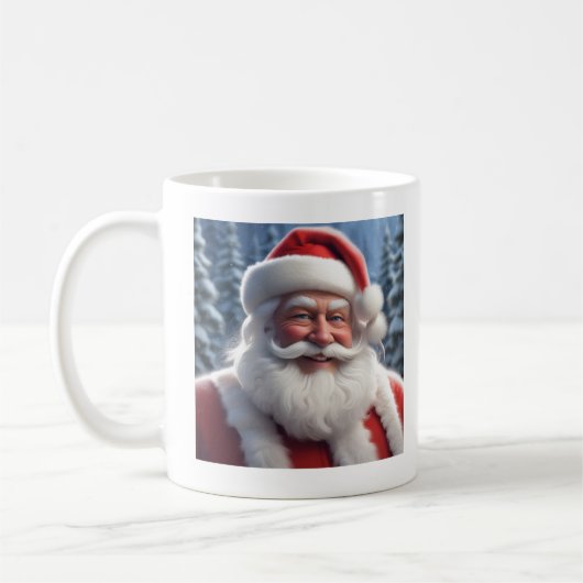"Jolly Santa Claus - Festliche Weihnachtsfeier Tas Kaffeetasse (Links)