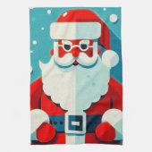 jolly Santa Claus Geschirrtuch (Vertikal)