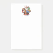 Jolly Santa Claus im traditionellen roten Anzug Post-it Klebezettel (Vorderseite)