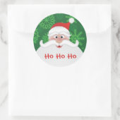 Jolly Santa Claus Large Sticker (Tasche)