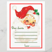Jolly Santa Claus Liebe Santa Letter (Vorderseite)