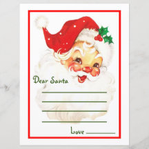 Jolly Santa Claus Liebe Santa Letter