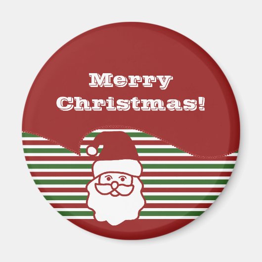 Jolly Santa Claus Magnet (Vorne)