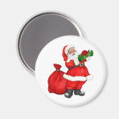 Jolly Santa Claus Magnet (Vorderseite/Rückseite)