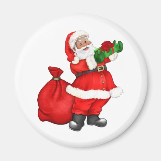 Jolly Santa Claus Magnet (Vorne)