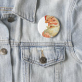 Jolly Santa Claus mit einem Geheimnis, Weihnachtsf Button (Beispiel)