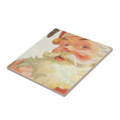 Jolly Santa Claus mit einem Geheimnis, Weihnachtsf Fliese (Seite)