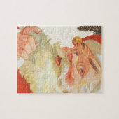 Jolly Santa Claus mit einem Geheimnis, Weihnachtsf Puzzle (Horizontal)