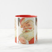 Jolly Santa Claus mit einem Geheimnis, Weihnachtsf Tasse (Zentrum)
