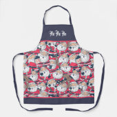 Jolly Santa Claus Schürze (Vorderseite)