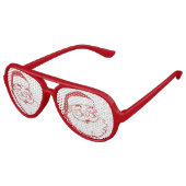 jolly Santa Claus Sonnenbrille (Schrägansicht)