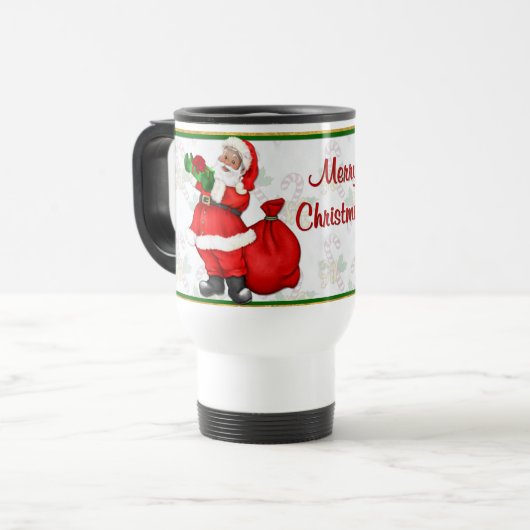 Jolly Santa Claus Tasse (Vorderseite Links)