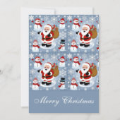 Jolly Santa Claus und Snowmen Weihnachten (Vorderseite)
