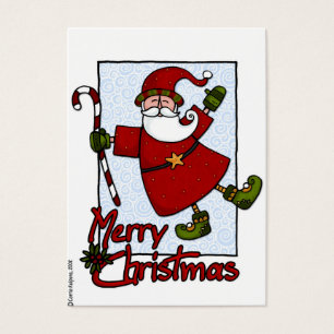Jolly Santa-Geschenk-Tag