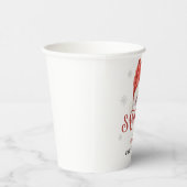 Jolly Santa Hat Baby Shower Pappbecher (Rechts)